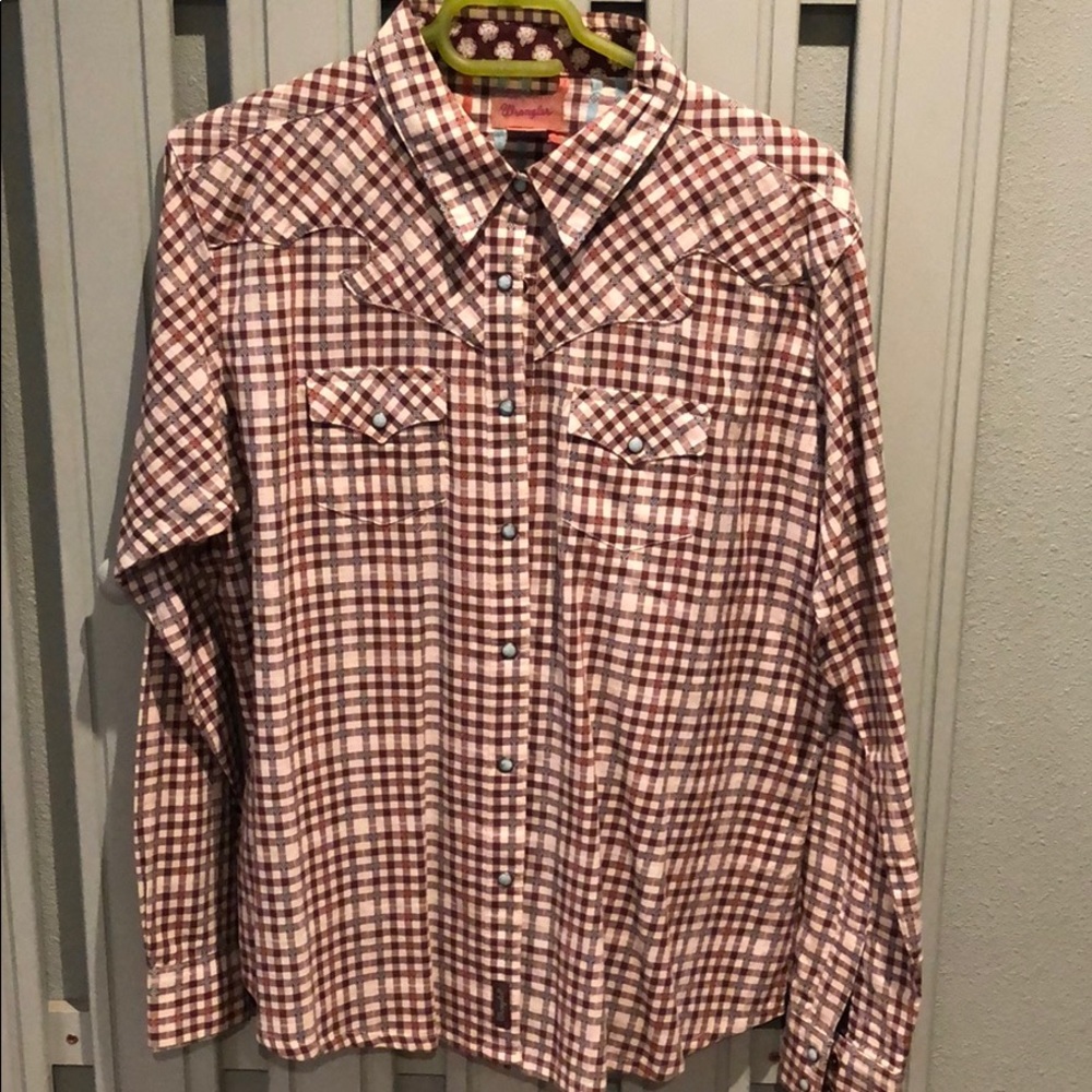 Western Wrangler ladies shirt large